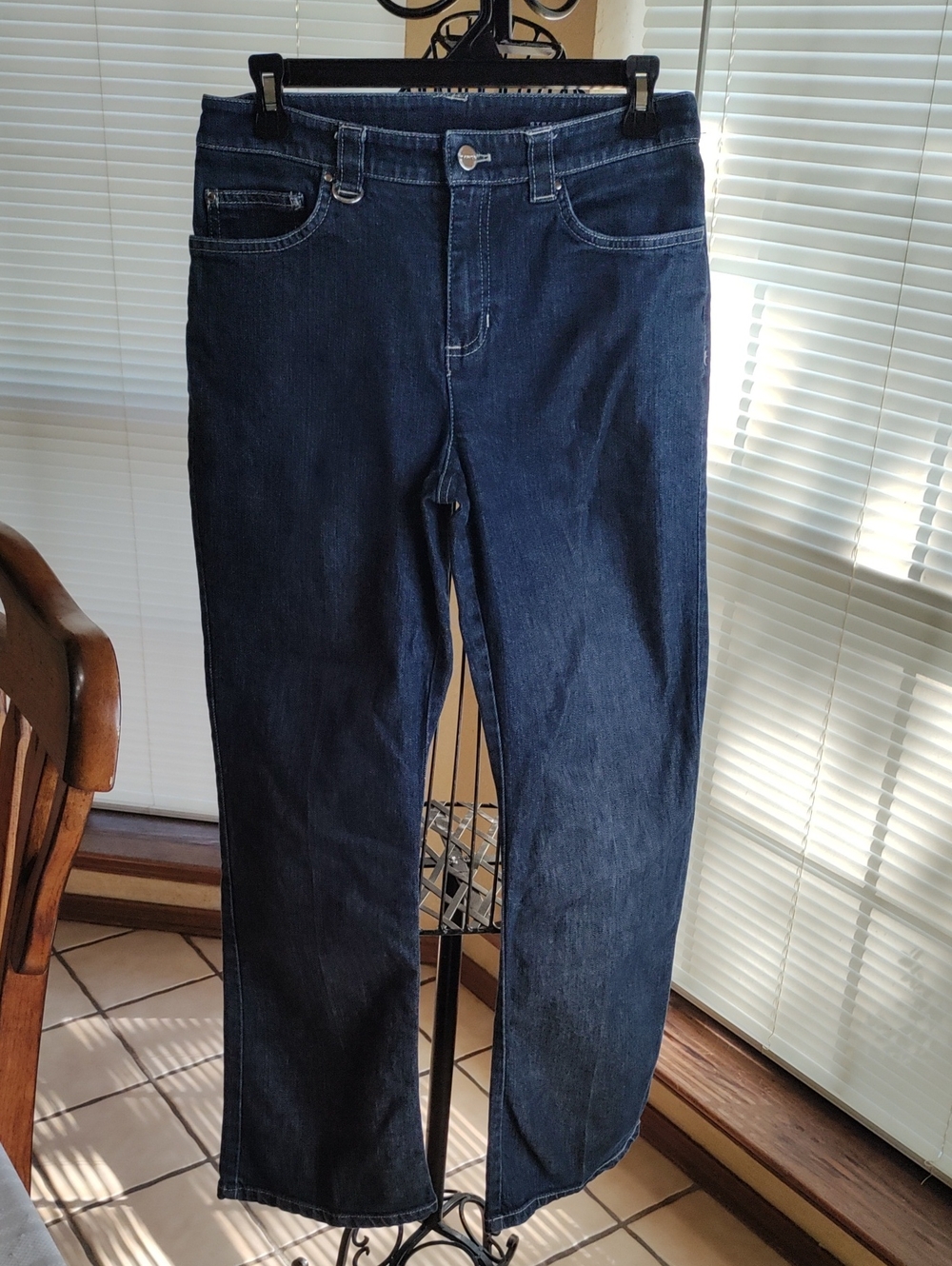 Jones New York Dark Blue Bootcut Jeans